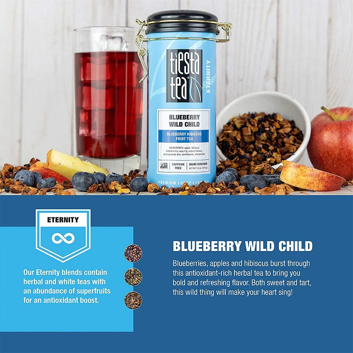 抗酸化作用を高めるブルーベリーハイビスカスハーバルティー|Blueberry Wild Child